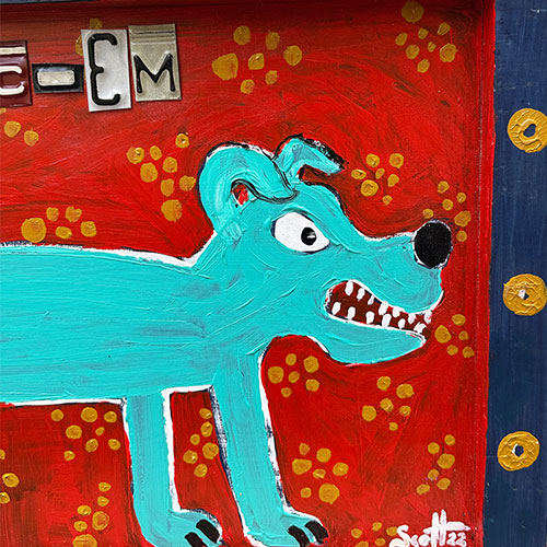 Scott McQueen 26x16 Sic Em Dog WP2659 - Christopher Park Gallery